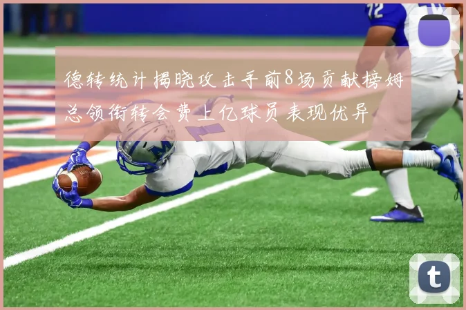 德转统计揭晓攻击手前8场贡献榜姆总领衔转会费上亿球员表现优异